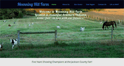 Desktop Screenshot of moenninghillfarm.com