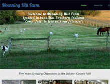 Tablet Screenshot of moenninghillfarm.com